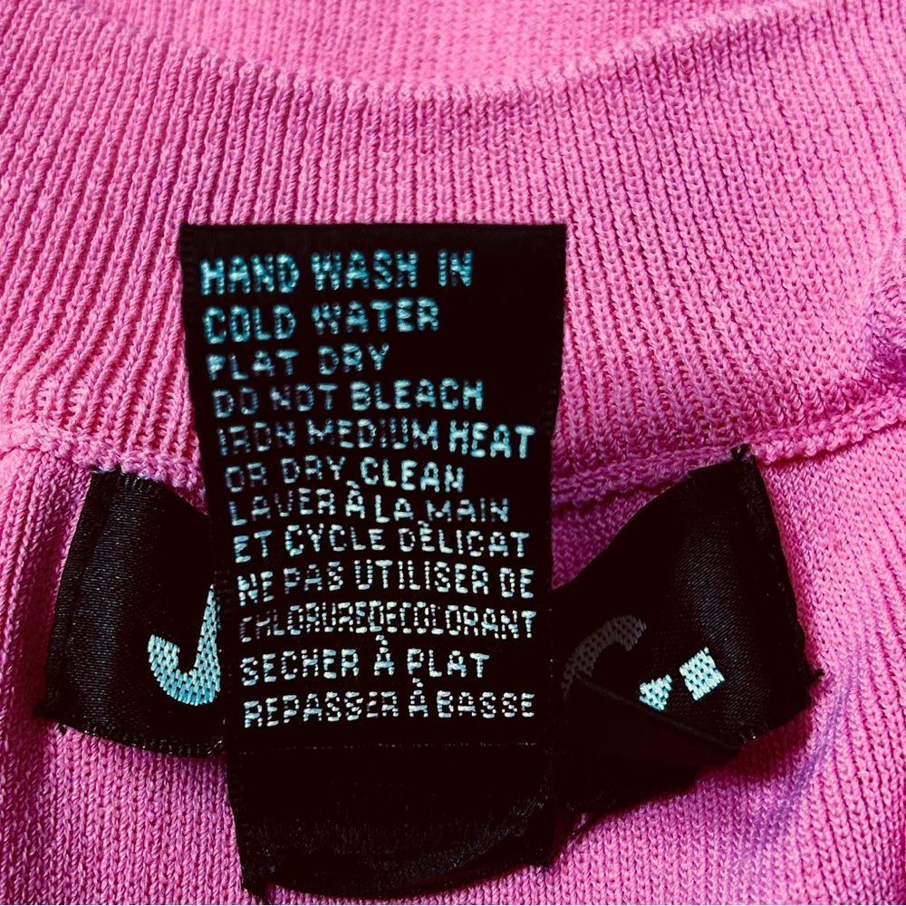J.A.C. Bright Pink Sweater Tank Top 
Size Small - Picture 7 of 7